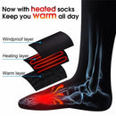 Sport Ski  Electric Heated Socks Foot Warmer Battery Power Thermal Cotton