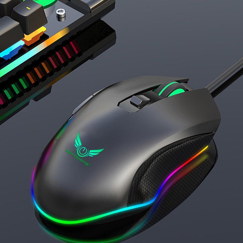 ZERODATE G21 Professional RGB Backlight Gaming 6 Button 6400DPI Wired USB Mouse