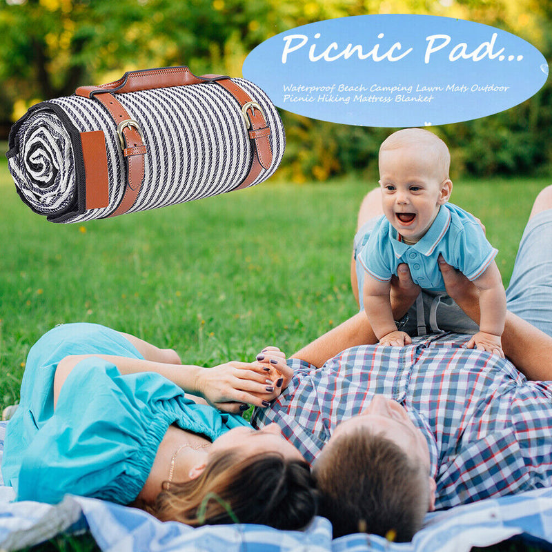 Waterproof Beach Camping Lawn Mats Outdoor Picnic Hiking Mattress Sleep Blanket