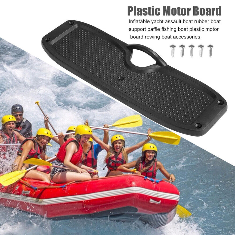 Inflatable Yacht Boat Transom Plate Rubber Outboard Mounting Engine Bracket