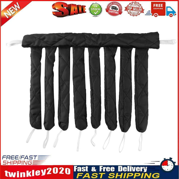 Heatless Spiral Curlers Sleeping Headband Hair Curler Hair Styling (Black) Newly