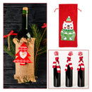 Special Drill Diamond Painting Wine Bottle Covers Kit for Christmas Table Dec