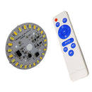12W Circle Light Remote Control LED Panel Round Solar Lighting Lamp Board Newly