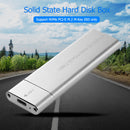 USB 3.1 Type-C M.2 NVMe SSD Enclosure Aluminum Alloy M-Key PCI-E Mobile Case Box