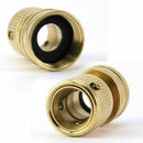 Brass Water Pipe Fit Fitting Adapter Hose Quick Connector Female Male Thread