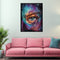 Home DIY Hand Painted Paint By Numbers Oil Canvas Pictures Starry Sky Eyes