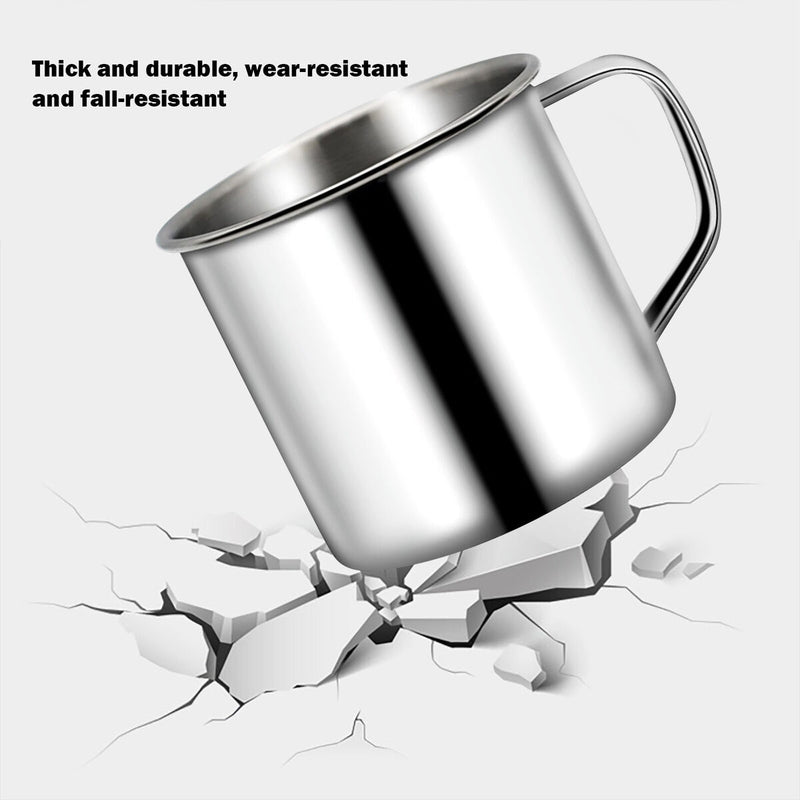 Stainless Steel Coffee Mugs 200mL Metal Thermal Coffee Tea & Beer Cup Mug Newly