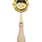 Sealing Wax Spoon Solid Wood Retro Wax Decorative Stamp Craft (Apricot) Newly