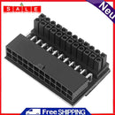90 Degree ATX 24Pin Female to Male Power Adapter for Desktop Cable Power Supply