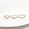 Women Girls Knuckle Ring Geometric Ring Set Opening Finger Ring Bohemian