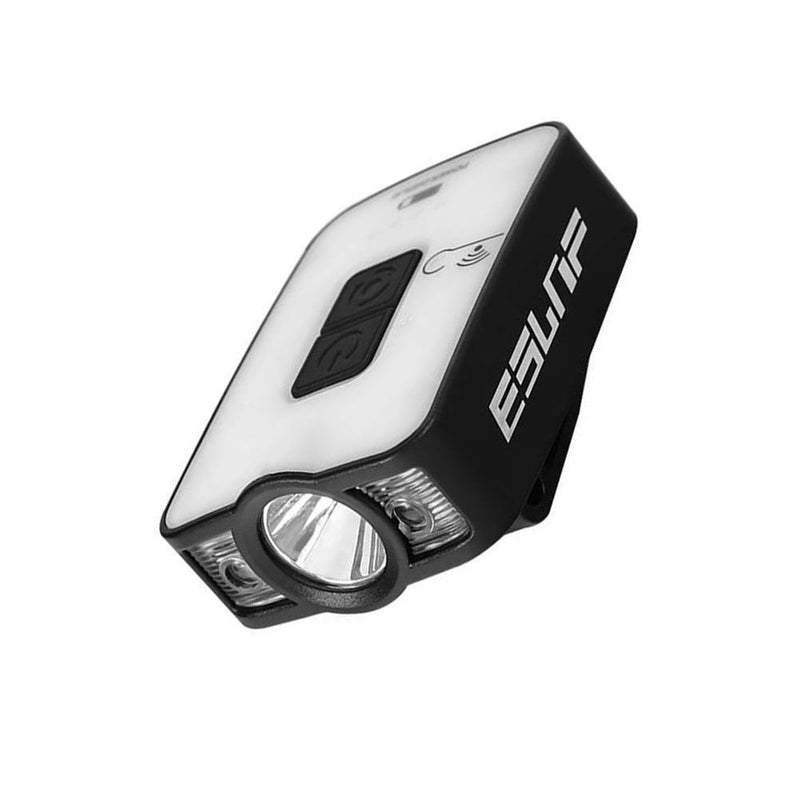 LED Smart Sensor Cap Clip Light XPG + COB Portable Headlamp for Fishing (Black)