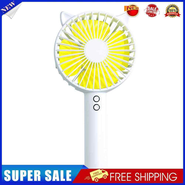 #A Handheld USB Mini Fan Portable Rechargeable Creative Mini Hand-Held Small Coo