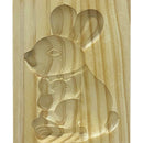 Wooden Cookie Mold Gingerbread Biscuit Embossing Baking Tool (E Rabbit 2)