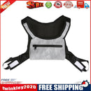 Street Shoulder Bag Women Men Hip Hop Chest Pouch (4 Camouflage Reflective)