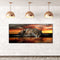 Sunset Leopard Oil Paint By Numbers Kits Canvas Picture DIY Wall Art Crafts