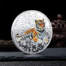 Rich Decorations Crafts Commemorative Coins Lucky Stamp Year of The Tiger Coin