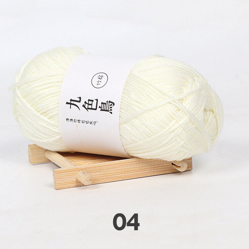 1 Roll Tencel Bamboo Cotton Rope Sewing Knitting Crochet Twine Thread Yarn Co