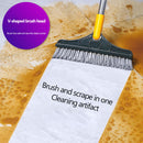 Two-In-One Design Clean Brush Dismountable Handle Bathroom Scrubber (Green)