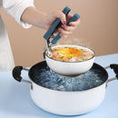 Camping Frying Pan Tongs Gripper Stainless Steel Cookware Holder Clip Clamp