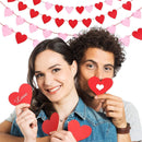 Day Decoration Heart Banner Anniversary Valentine's Day Heart Garland