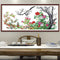 Partial Cross Stitch Flower Compete 14CT Printed Needlework Handmade Wall Art