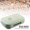 Drawer Egg Storage Box Refrigerator Fresh Keeping Egg Dumpling Tray (Green)