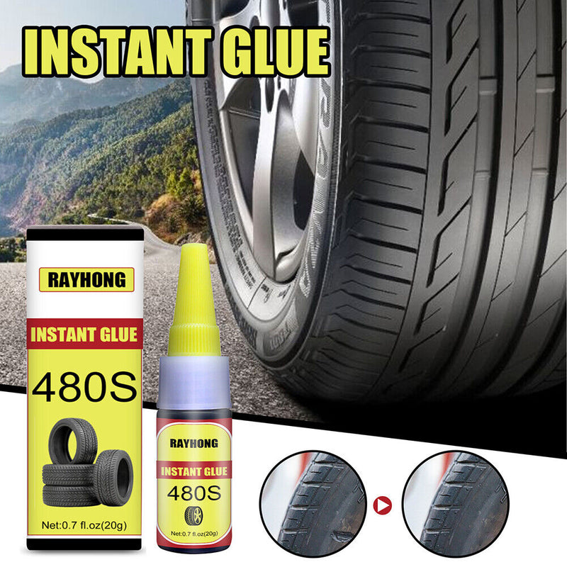 480S Auto Adhesives Tire Repair Black Glue Window Super Caulk Sealer Glue