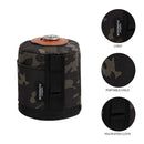 Gas Canister Cover Gas Tank Storage Bag for Camping (Black Camouflage L) Newly