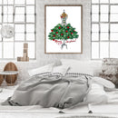 5D DIY Christmas Tree Dress Diamond Drawing Partial Special Shape Drill Kit
