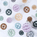 3Pcs/Set Plastic Gear Shape Plunger Baking Mold Cake Tools Cutter Fondant