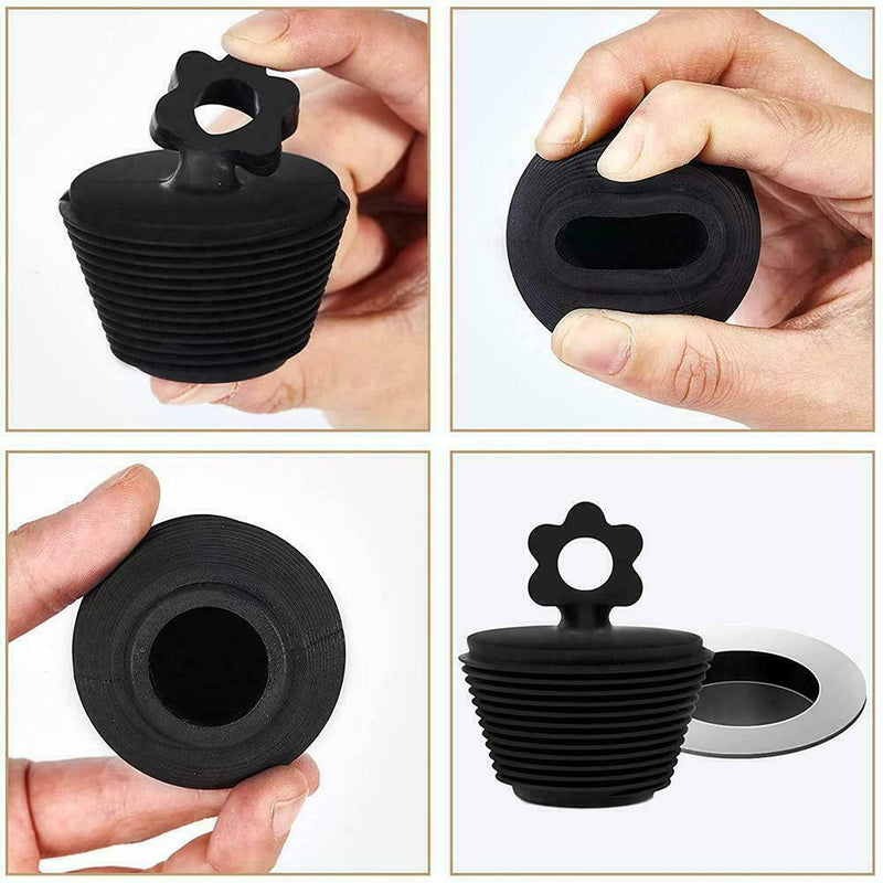 1Pack Bathtub Drain Stopper Silicone For Bathroom Kitchen Laundry V5E2