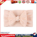 Soft Nylon Baby Headband Bows Newborn Girls Infant Turban Hairband (Pink) Newly
