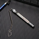 Stream Water Temperature Stainless Steel Fishing Thermometer with Carabiner