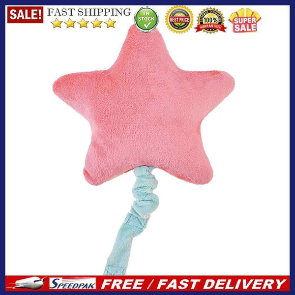 Squeak Chew Bite Dog Soft Plush Five-pointed Star Cat BB Sound Toys Pet Products