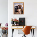 5D DIY Full Drill Diamond Painting Dog Cross Stitch Embroidery Mosaic Craft