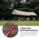 #A ShineTrip 10pcs Outdoor Camping Tent Rope Buckles S-Shaped Tensioner Fastener