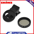 37mm Clip-on ND 2-400 Phone Camera Lens Filter Adjustable Neutral Density Filter