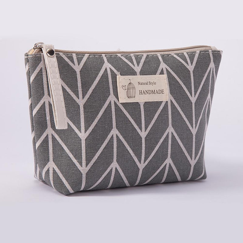Print Cosmetic Bag Multi-function Canvas Purse Women Makeup Wash Storage Bags