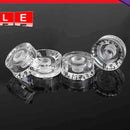4Pcs Transparent Acrylic Speed Knob Volume Sound Control for Electric Guitar