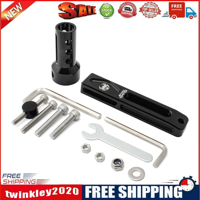 MUQZI Folding Bike Front Rear C-Brake Caliper Adapter for DAHON P8 (Black)