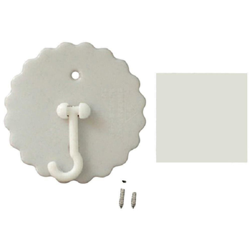 12cm Ceiling Sticky Hooks Screw Net Hanger Wall Household Tools Supplies F7X0