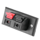5pcs 2 Position Push - in Jack Spring Load Audio Speaker Terminals Connector