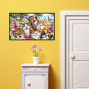 5D DIY Diamond Painting Cat Cross Stitch Embroidery Mosaic Kit Needlework