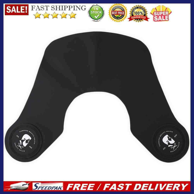 Wrap Coloring Hair Styling Neck Collar Shield Silicone Cape for Hairdressing