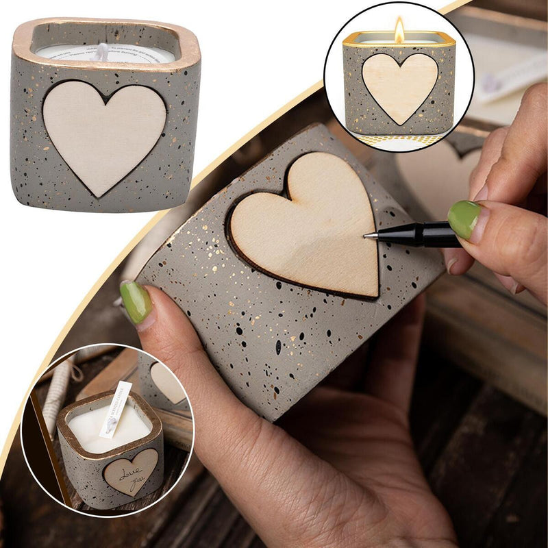 2X Scented Candle Cup with Soy Wax Creative Container Gift Home Decoration_
