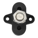 Bus Bar M10 Positive Power Distribution Stud Terminal Block (Black) Newly
