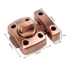 #A Door Right Angle Sliding Door Lock Zinc Alloy Spring Button Lock for Househol