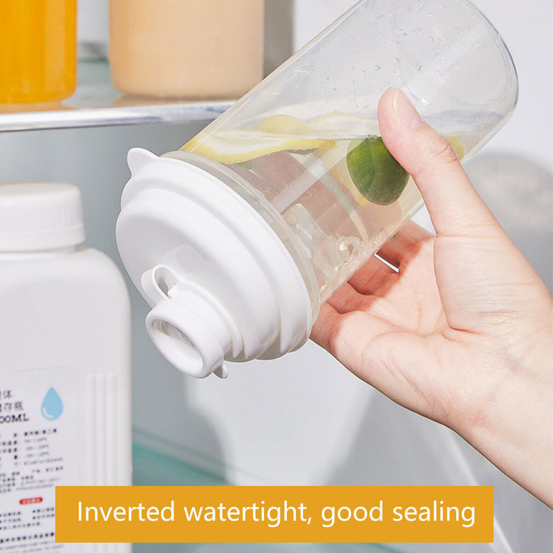 800ml Plastic Transparent Cold Kettle Large Capacity Beverage Container