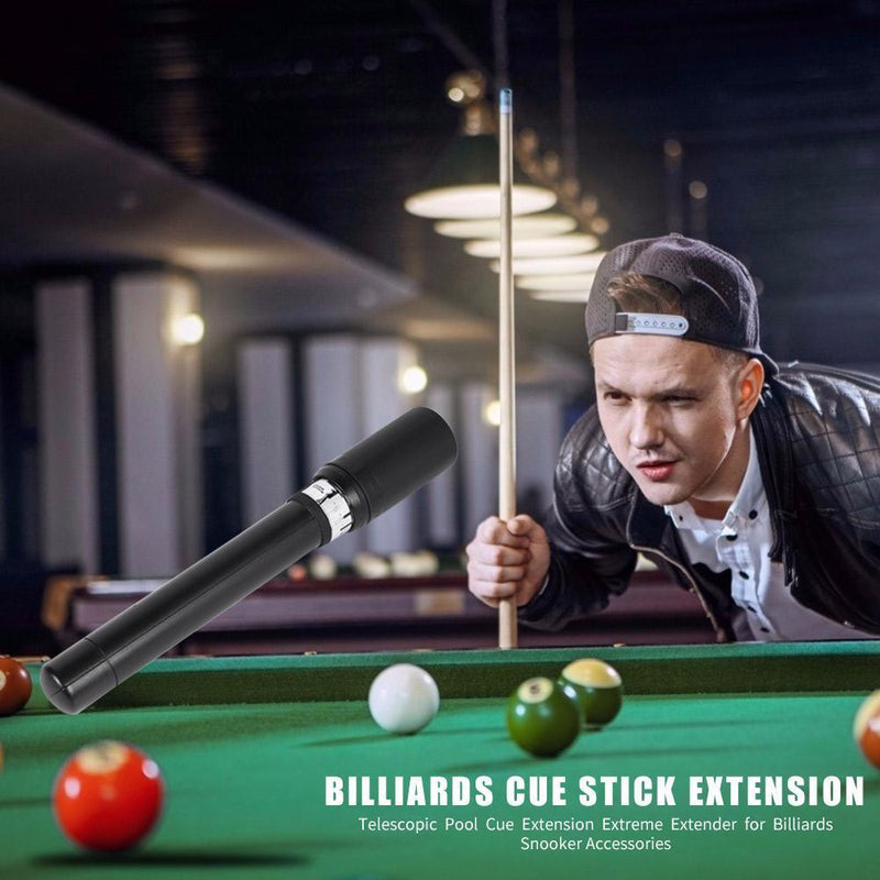 Telescopic Pool Stick Extension Extreme Extender for Billiards Snooker Accessory