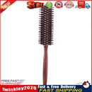 3 Sizes Anti Static Wood Bristle Hair Round Brush Hairdresser Styling Newly